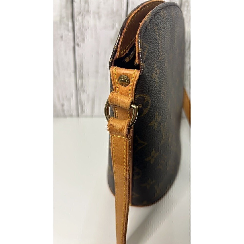Louis Vuitton Brown Drouot Monogram Canvas Crossbody Bag - Picture 10 of 12